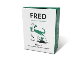 FRED Hundefutter Hirsch mit Kartoffeln und Steckrüben 390 g