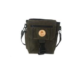 Firedog waxed cotton Dummytasche deLuxe mini