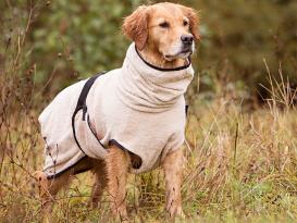 Dryup Cape Hundebademantel sand