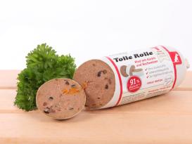 Anibio Hundefutter Tolle Rolle Rind mit Kürbis und Buchweizen