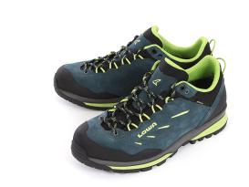 Lowa Delago GTX lo Herrenschuh petrol/limone