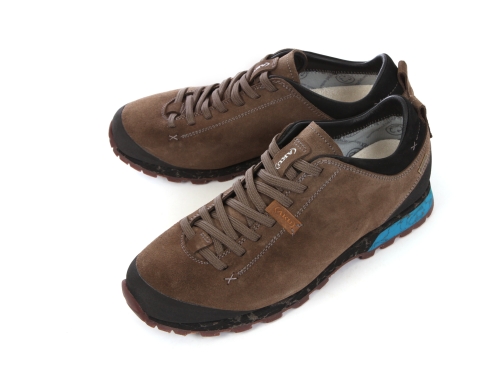 AKU Bellamont III Suede GTX Herrenschuh braun/türkis