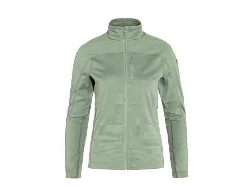 Fjällräven Abisko Lite Damen Fleecejacke misty green