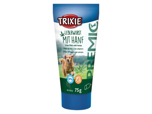 Leberwurst-Hanf-Creme für Hunde in der Tube