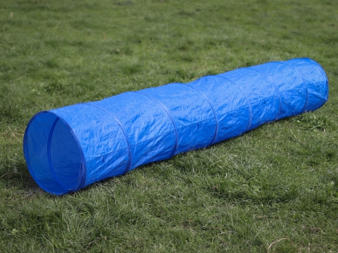 Dog Agility Tunnel 300 cm x 50 cm blau