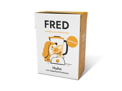 FRED Smoothie für Hunde Huhn mit Kurkuma