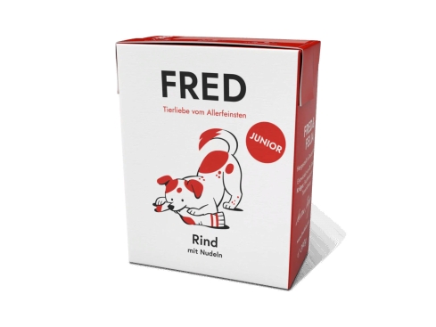 FRED Welpenfutter Rind mit Nudeln Junior 390 g