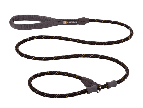 Ruffwear Just-a-Cinch™ Retrieverleine Obsidian Black/gelb