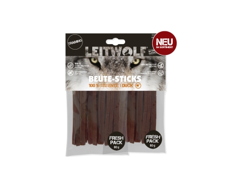 Leitwolf Beute-Sticks Ente Hundeleckerlis