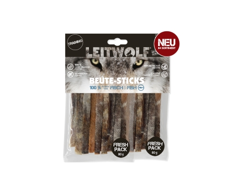 Leitwolf Beute-Sticks Fisch Hundeleckerlis