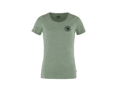 Fjällräven 1960 Logo Damen T-Shirt Patina Green-Melange