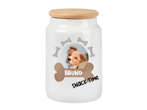 Hunde Leckerlidose Snack Time - individuelle Leckerlidose