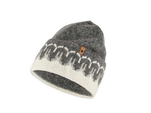 Fjällräven Övik Path Strick-Beanie Chalk White-Grey