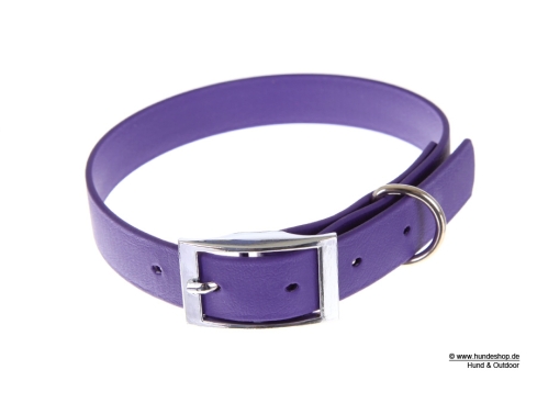 Captain’s Biothane Hundehalsband violett 25mm breit