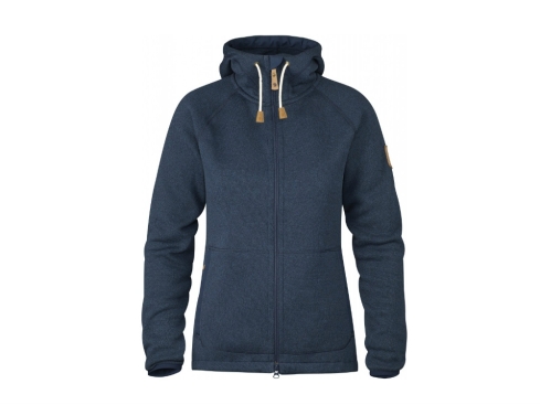 Fjällräven Övik Fleece Hoodie Damenjacke navy