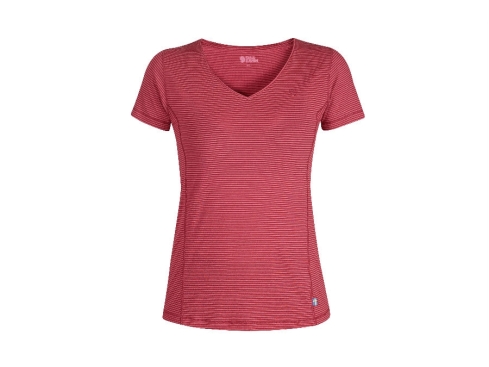 Fjällräven Abisko Cool Damen T-Shirt ox red