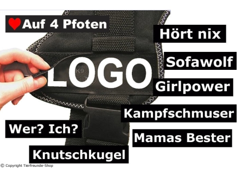 Logoset für K9 Hundegeschirr Baby 1