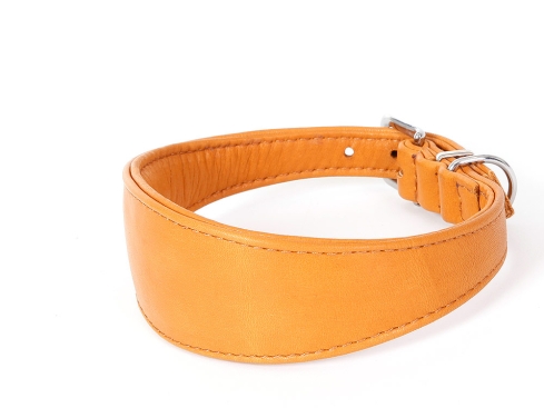 Windhunde Halsband Luxor Nappaleder cognac