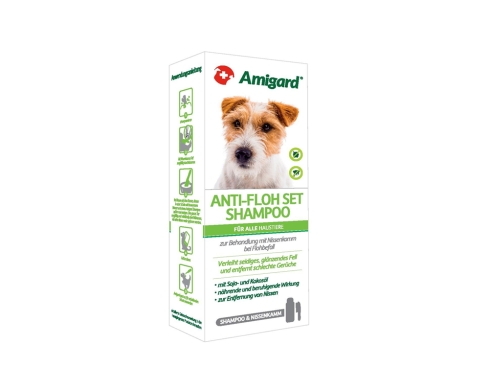 Amigard Anti-Floh Set Shampoo + Flohkamm