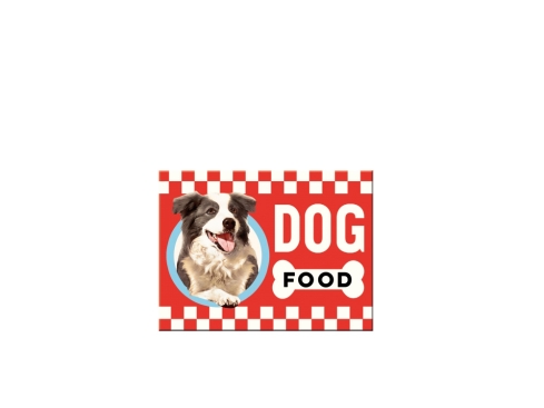 Kühlschrankmagnet Dog Food