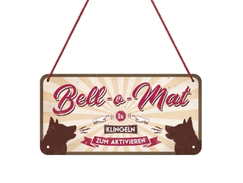 Pfotenschild mit Kordel Bell-o-Mat