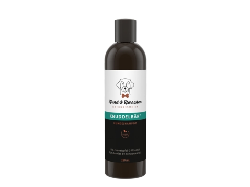 Hundeshampoo Knuddelbär® für dunkles Fell