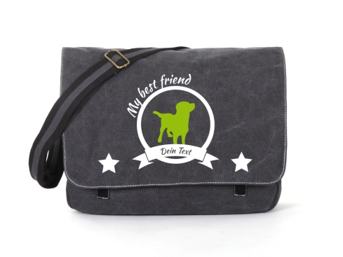 Labrador Canvas Tasche schwarz