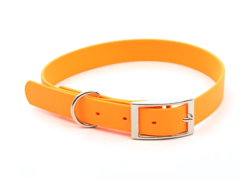 Captain’s Biothane Hundehalsband peach 16mm breit