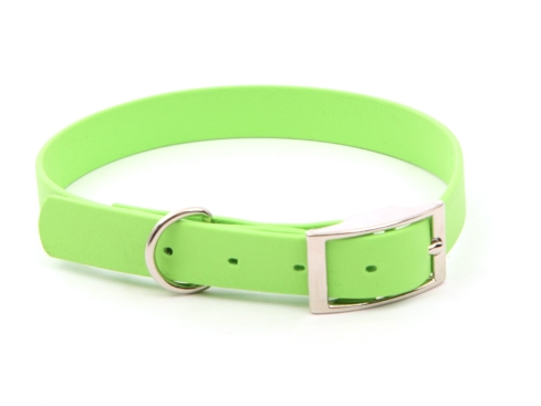 Captain’s Biothane Hundehalsband apple green 19mm breit