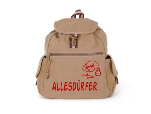 Canvas Rucksack selbst gestalten