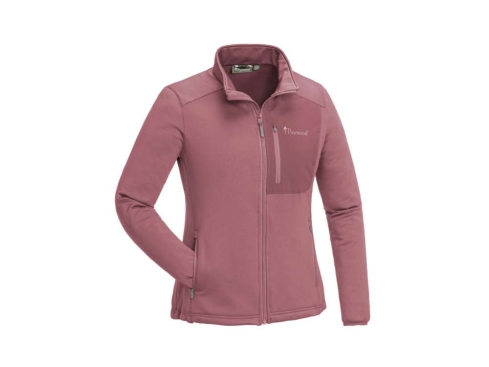 Pinewood® Brenton Powerfleece Damenjacke Dark Rose