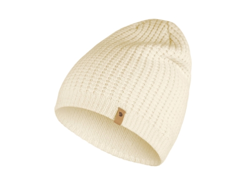 Fjällräven Structure Beanie Strickmütze chalk white