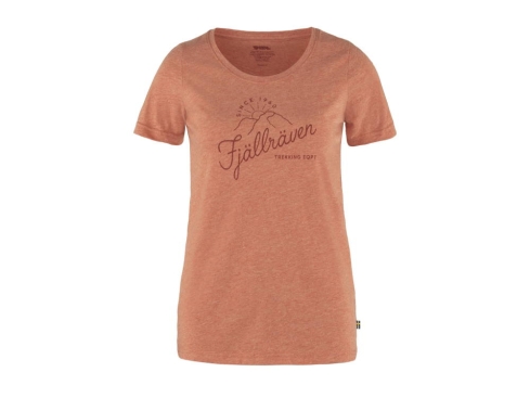 Fjällräven Sunrise Damen T-Shirt rowan red melange