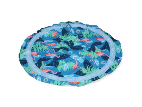 CoolPets Tropical Premium Kühlmatte Flamingo