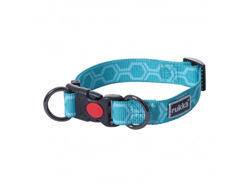 Rukka Pets Halsband Twist Eco türkis