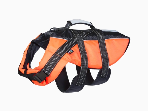 Rukka Pets Schwimmweste für Hunde Safty orange