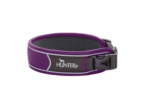 Hunter Divo Hundehalsband violett/grau