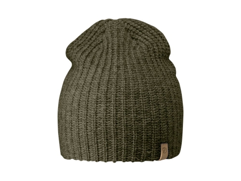 Fjällräven Övik Melange Beanie Strickmütze Laurel Green