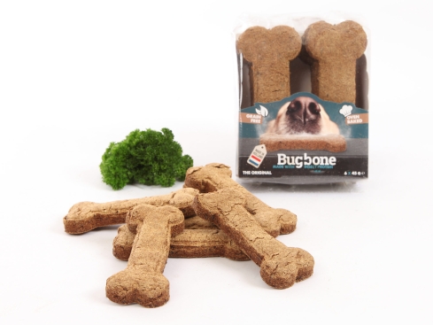 Bugbone Hundesnack mit Insektenprotein Large