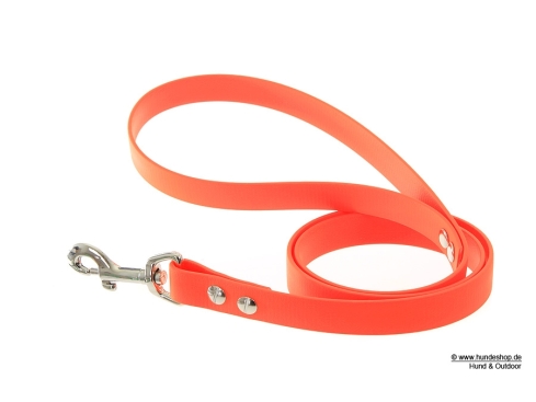 Captain’s Biothane Führleine neonorange 19mm