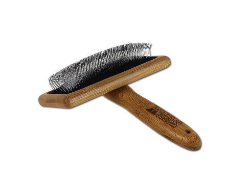 Bamboo Groom Zupfbürste für Hunde