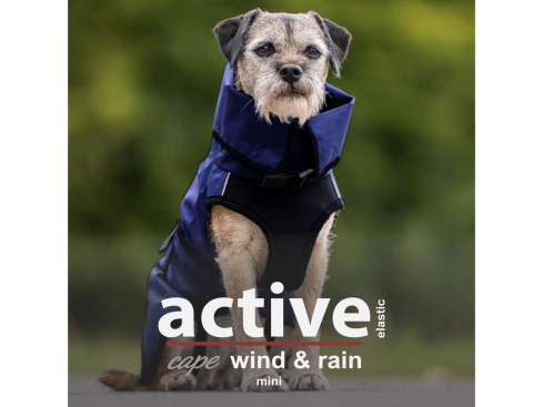 Active Cape Elastic Wind & Rain Mini dark blue