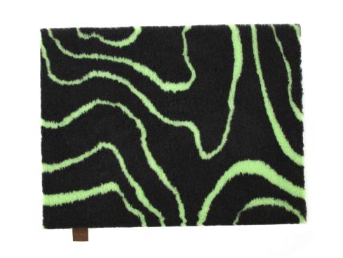 Original Vetbed Isobed SL Wave anthrazit/lime 100 x 75 cm