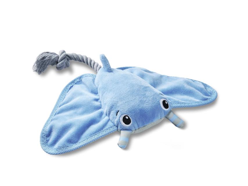 Wolters Ocean Range Mantarochen Plüschspielzeug für Hunde 1