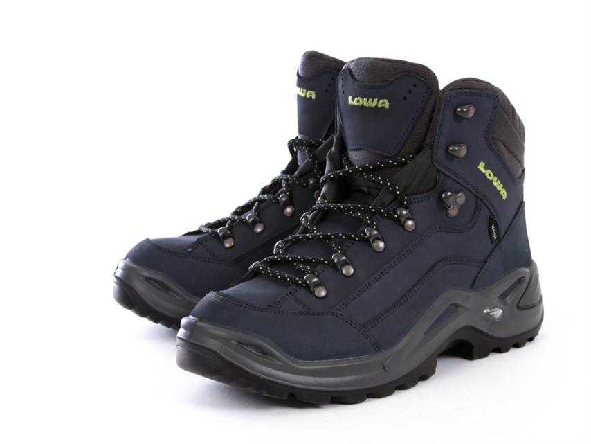 Lowa Renegade GTX® MID Herren dunkelblau/limone 1