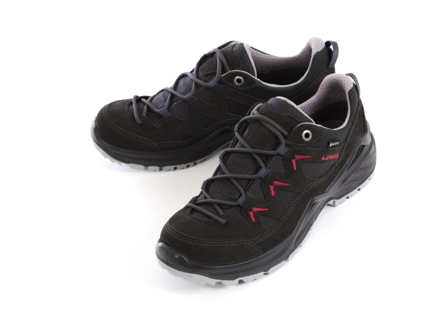 Lowa Sirkos Evo GTX® Lo Damenschuhe anthrazit/beere 1