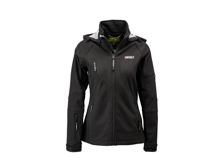 Owney New Matu Softshell Damejacke schwarz 1