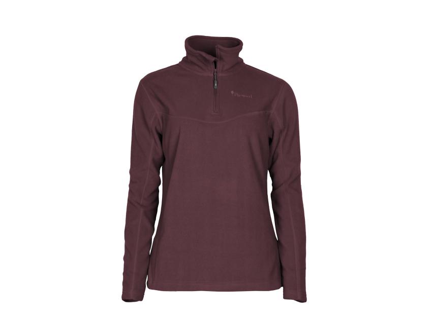 Pinewood® Tiveden Fleece Sweater Damen Earth Plum 1