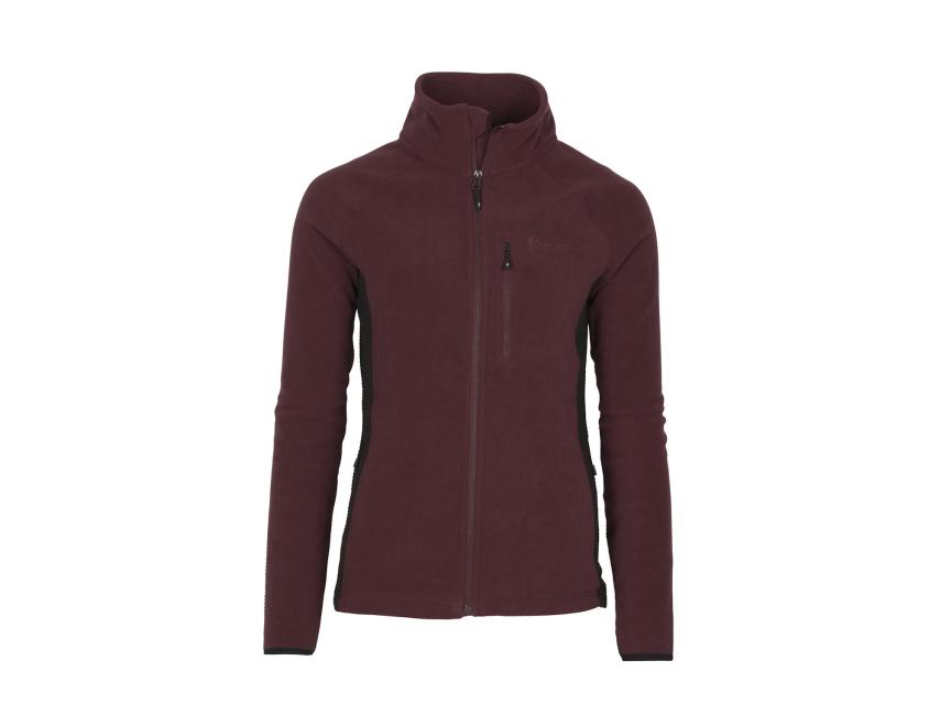 Pinewood Air Vent Damen Fleecejacke Earth Plum 1