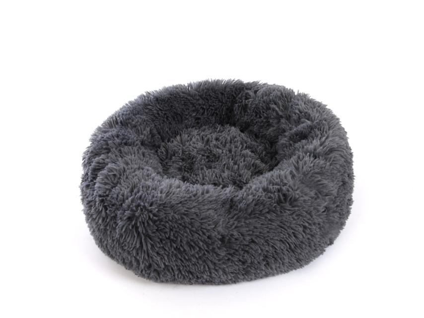 Donut Hundebett für kleine Hunde dark grey 1